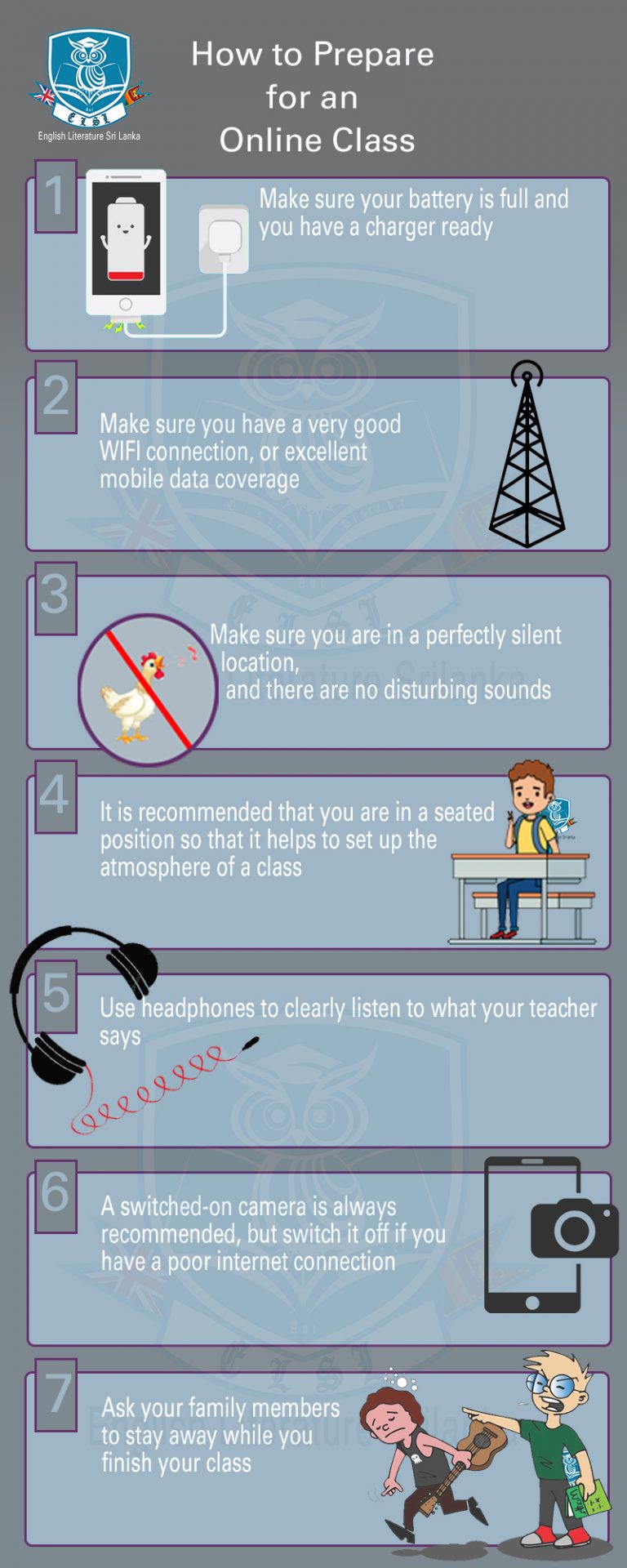 How to prepare for an online class - English Literature Sri Lanka