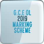 G.C.E OL 2019 marking scheme