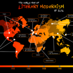 The world map of literary modernism.