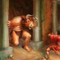 Theseus and Minotaur Theseus and Minotaur